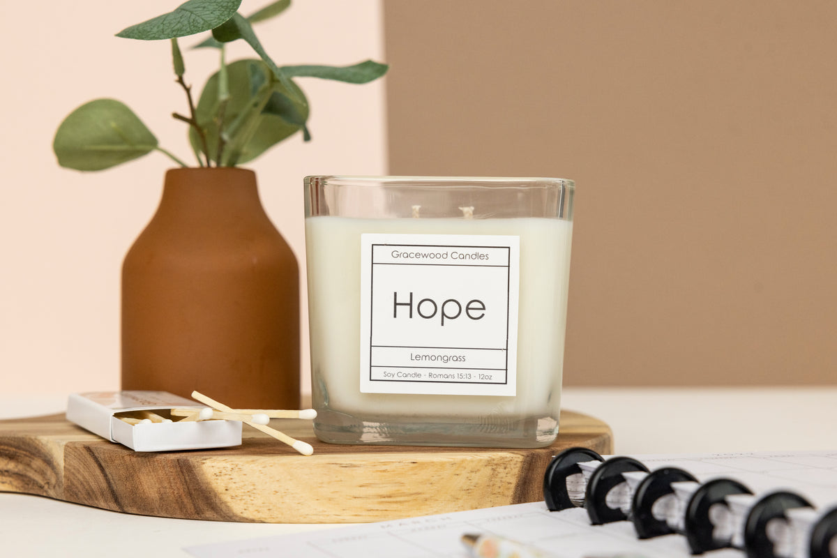 Soy Candles, handmade candles, lavender candle, stress relief candle, candle gift set, gift set, candle bundle, sandalwood candle, candle with scripture, gift with scripture, woman owned business, black owned business, candle making, gracewood, gracewood candles, michigan made, michigan candles, grand rapids products, non-toxic candles, cute candles, unique gift, gifts for her, gift for mom
